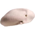 thumbnail image 4 of CoCopeaunts Newsboy Cap Vintage French Artist Berets Soft Warm Woolen Button Design Stylish Painter Beret Hats Cover Head Caps, 4 of 7