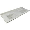 thumbnail image 4 of Transolid Camila 61'' Double Bathroom Vanity Top, 4 of 4