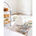 thumbnail image 4 of Easter Bunny Kitchen Dish Towels for Drying Dishes Set of 2, Colorful Eggs Spring Flowers Pastoral Pink Plaid Waffle Weave Microfiber Hand Tea Bathroom Towels Quick Dry & Absorbent Towel 12x12, 4 of 7