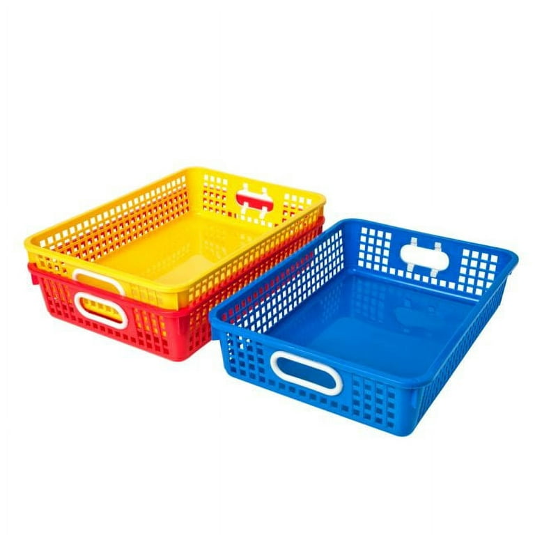 Classroom Paper Baskets 12 Baskets Color Blue by Really Good Stuff LLC