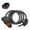 E, variant on HJQEQVD Bike Lock Cable 4 Feet Bike Cable Lock Basic Self Coiling Kids Bike Lock Combination with Complimentary Bracket A & One Size