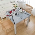 thumbnail image 2 of BANET Cute Bear Pattern Print Tablecloth Home Decor Table Cloth Indoor Outdoor Tablecloth for Spring/Summer/Party/Picnic White, 2 of 7