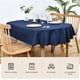 thumbnail image 4 of Mantel Wolkemer ovalado 152 x 213 cm, tela lavable, color azul marino, 4 of 8