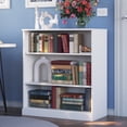 thumbnail image 2 of Palace Imports 100% Solid Wood 3-shelf Bookcase with Adjustable Shelves, White, 2 of 6