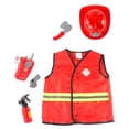 thumbnail image 3 of Disfraz de Bombero para Niños, Juguetes, Juego de Simulación, Disfraz de Juguete, Disfraz de Fantasía Sunnimix Niños trajes de bombero juguetes, 3 of 8