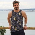 thumbnail image 6 of KLL Snake Sleep Print Men's Muscle Gym Workout Stringer Tank Tops Bodybuilding Fitness T-Shirts Tank Tops Men-X-Large, 6 of 7