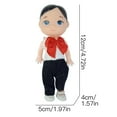 thumbnail image 2 of Mikilon Mini Boy Doll Children's Toys for Play House Interactive Game, 2 of 5