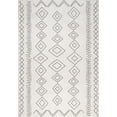 thumbnail image 2 of nuLOOM Sierra Moroccan Diamond Outdoor Area Rug, 6' 3" x 9' 2", Ivory, 2 of 2