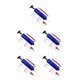 thumbnail image 3 of Eigraketly Bomba de bola azul conveniente y eficiente para deportes de ejercicio y bomba de baloncesto inflable de natación 10 Uds 6 pulgadas Type2 NO2, 3 of 6