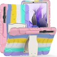 thumbnail image 1 of Étui de Protection en Silicone pour Samsung Galaxy Tabs7+/Tabs7fe/Tabs8+3 Couches, 1 of 5