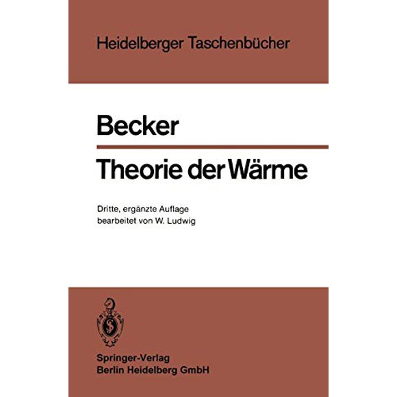 Theorie der Wärme (Heidelberger Taschenbücher) (German Edition)