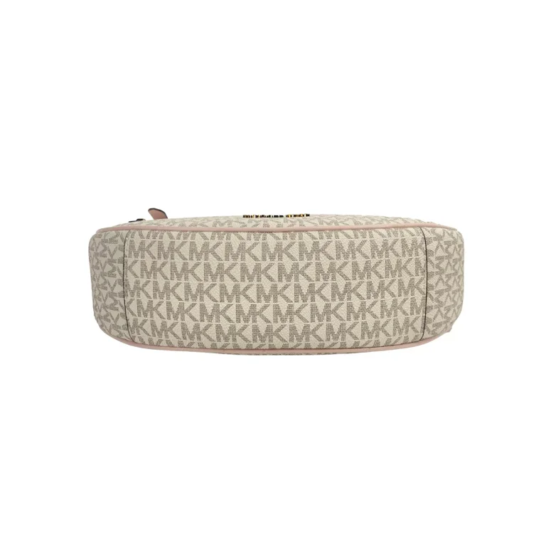 Michael Kors Large Dover Half Moon Crossbody Bag Purse