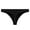 Black, variant on Women's Plus Size Low-Rise Solid Color Seamless G-String Thongs Flexible Underwear Soft Bralette Match Comfortable Bras & Brassieres Trendy Intimate Wear