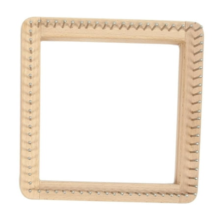 Square Knitting Loom Weaving Wood Tools Crafts Board DIY for Sock 20x20cm