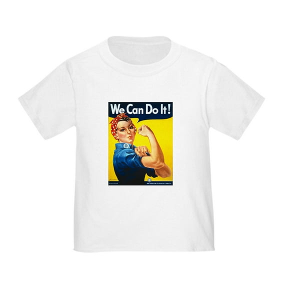 CafePress - Rosie The Riveter We Can Do It! Toddler T Shirt - Cute Toddler T-Shirt, 100% Cotton