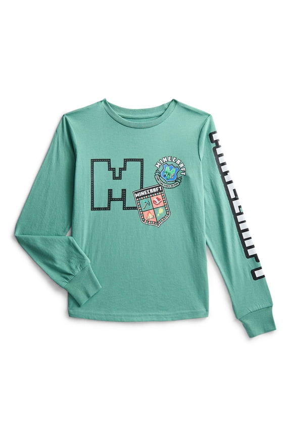 Boys Graphic Tee with Long Sleeves, Sizes XS-2XL