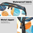 thumbnail image 4 of Basketball Waterproof Oxford Fabric USB Pouch Hard Drive Case Charger Case Organizer USB Cord Organizer 5.9x9.44x3.14 in, 4 of 6
