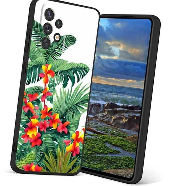 Compatible with Samsung Galaxy A52 5G Phone Case, Tropical-7-3 Case Men