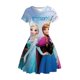 thumbnail image 1 of Verano 2022 nuevas niñas moda vestido de Color sólido niños Disney princesa fugitiva vestido estampado Casual vestido suelto princesa Lepe13T-14T Gao Jinjia LED, 1 of 2