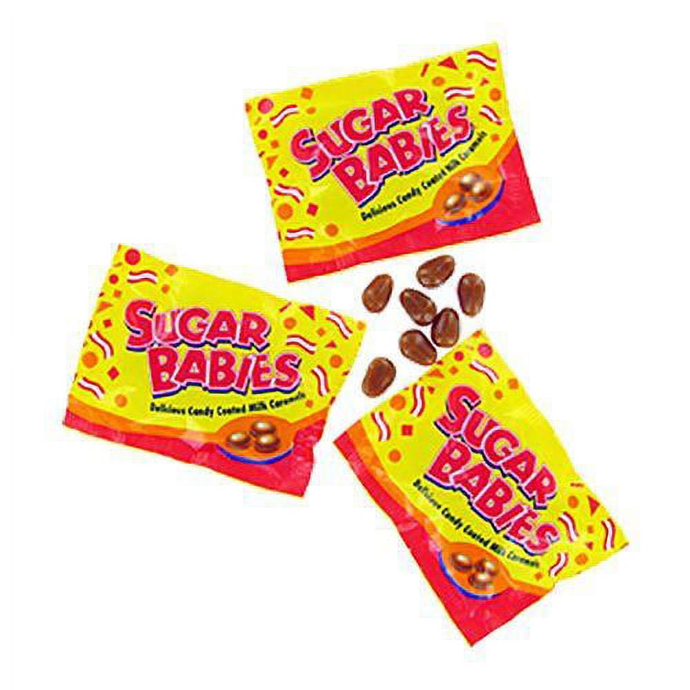 Charms Sugar Babies Coated Milk Caramel Candy Pouches - 24 Packs Case -  Walmart.com