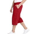 thumbnail image 5 of KyCheLot Boys Girls Capris Pants Cotton Linen Breathable Elastic Drawstring Casual Crop Pants with Pockets 4-15 Years, 5 of 7