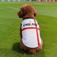 thumbnail image 4 of Pet Soccer Jersey, Country Flag Football Shirt for Dogs Cats Breathable Soccer Game Day Clothes Dog Costume, L, 4 of 5