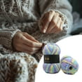 thumbnail image 4 of hengsof Milk Cotton Yarn for Crocheting Colorful Knitting Yarn Multi Colored Yarn Soft Rainbow Yarn Crochet Yarn for Crocheting and Knitting Craft Project, 4 of 5