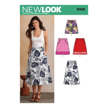 Simplicity New Look Misses Skirts & Pants Patterns, 1 Each
