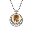 thumbnail image 1 of Guépard Visage Féroce Art Déco Mode Colliers Pendentif Rétro Lune Étoiles Bijoux, 1 of 3