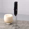 thumbnail image 3 of Electric Milk Frother Handheld with Stand Design Battery Powered Frother Electric Tool for Coffee Electric Whisk Drink Mixer for Lattes, Cappuccino, Frappe, Matcha, Hot Chocolate, 3 of 7