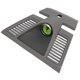 thumbnail image 2 of Kit De Cubierta De Reloj De Tablero, Embellecedor Envolvente De Pantalla De Reloj De Tablero 970 552 151 01 6W0 Con Reemplazo De Cronómetro Verde Para Panamera 2010‑2016(Platinum gray), 2 of 5