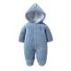 thumbnail image 1 of Gibobby pantalones siameses Bebés niñas niños invierno manga larga polar con mono dinosaurios ovejas con capucha ropa de abrigo(Azul， 9-12 Meses), 1 of 5