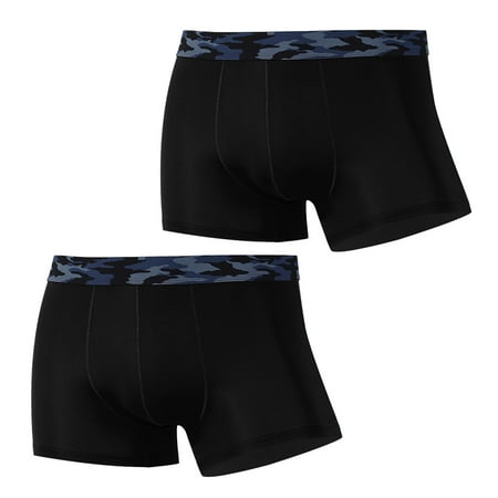EOYWHK Big and Tall Boxer Briefs for Men Ice Silk Underwear Elastic Waist Lightweight Breathable Low Rise Brief with Pouch Clearance L-4XL