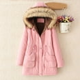 thumbnail image 2 of Feimerou Plus Size Winter Coats for Women Warm Sherpa Fleece Lined Parka Coat Thicken Windproof Anoraks Jackets Overcoats Sales, 2 of 9