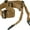 Khaki, variant on EROCK Tactical Outdoor Double Point Grab Sling Bag Multifunctional Adjustable Mountaineering Strap