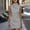 *Gray, variant on Women's Sleeveless Turtleneck Bodycon Mini Dress,Form Fit Casual Party Dress Beige,Women's Plus XXL