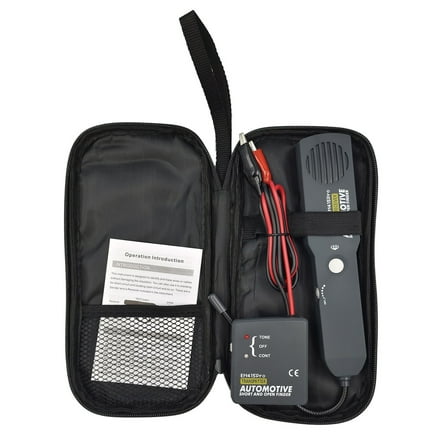 JIAHAOO Automotive Electrical Wire Short Finder Circuit Tracer Open Wire Detector 6 42V DC Systems Diagnose Breaks 7 inch Flexible Probe