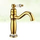 thumbnail image 5 of Grifo de baño de latón macizo, mezclador de lavabo, accesorio de baño, grifo mezclador de lavabo para cocina (dorado), 5 of 5