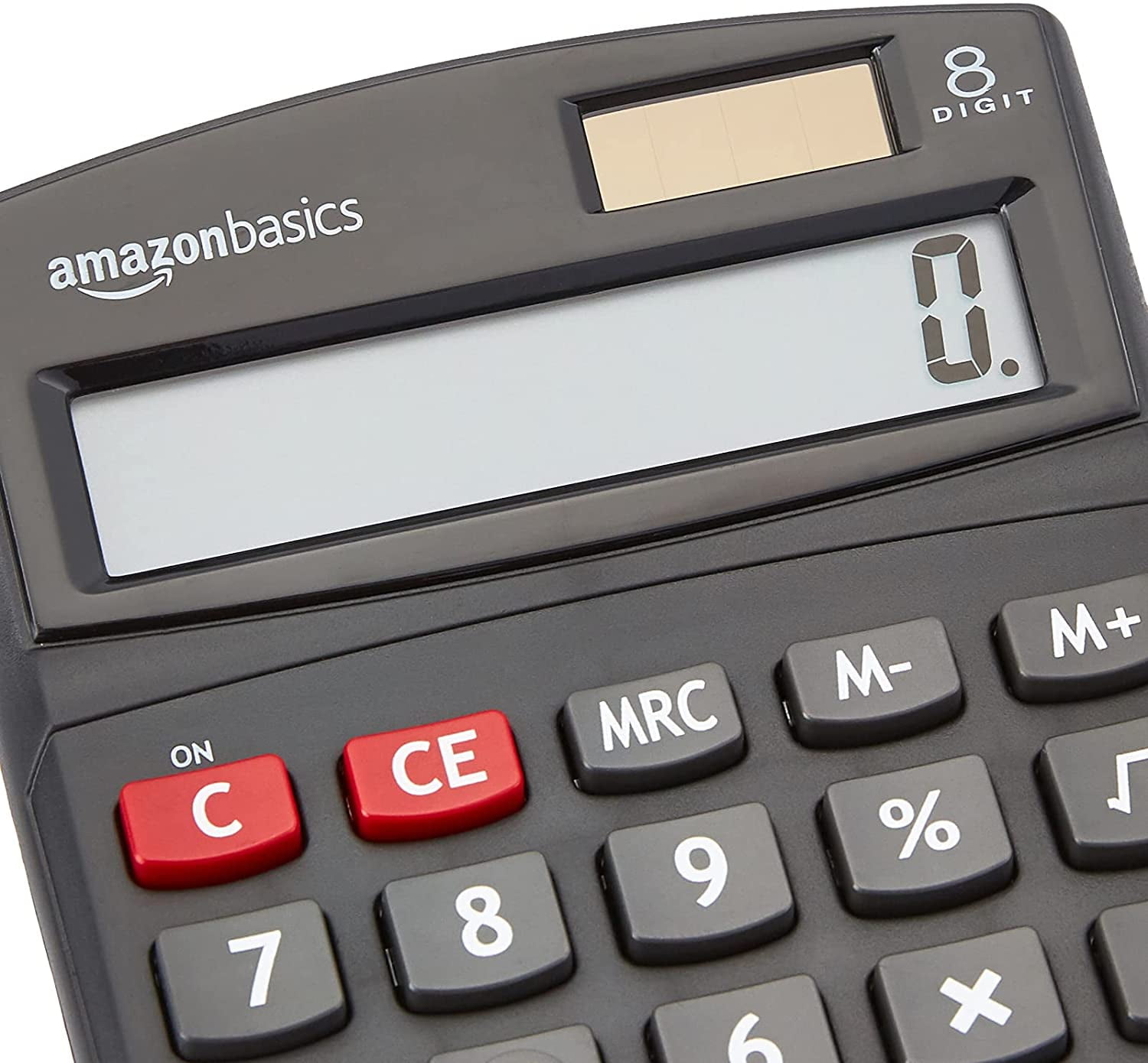 LCD 8-Digit Desktop Calculator, Portable and Easy to Use, Black, 5-Pack