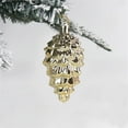 thumbnail image 4 of hulanddfd Christmas Pinecone Ornaments, 10pcs Holiday Pinecone Pendants for Xmas Tree and Thanksgiving Decor Gold, 4 of 7