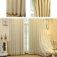 thumbnail image 5 of Curtains for Living Room Polyester-Cotton Blend, Curtain 1 140X180Cm Beige Curtain (Beige-C), 5 of 8