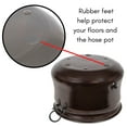 thumbnail image 4 of BirdRock Home Decorative Water Hose Pot with Lid - Distressed Bronze - 100 ft Hose, 4 of 6