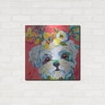 thumbnail image 3 of Luxe Metal Art 'Floral Hot Dog' by St. Hilaire Elizabeth, Metal Wall Art, 24"x24", 3 of 8