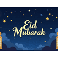 thumbnail image 4 of Eid Mubarak Banner Ramadan Celebration Moon Starry Night Decor Backdrop Party Muslim Festive Decorations Photography Props Background, 4 of 8