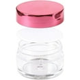 thumbnail image 5 of Beauticom 12 Pieces High Quality 20G/20ML Clear Round Acrylic Cosmetic Product Sample Travel Jars with Flat Top Lids (Metallic Rose), 5 of 9