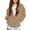 Khaki, variant on Mercatoo Zip Up Sweatshirt for Teen Girls 2025 Trendy Cute Oversized Hoodie 𝗬2k Sweatshirts Long Sleeve Jackets with Pockets