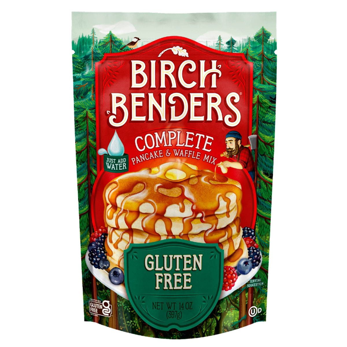 Birch Benders Organic Classic Vegan Pancake & Waffle Mix, 16oz