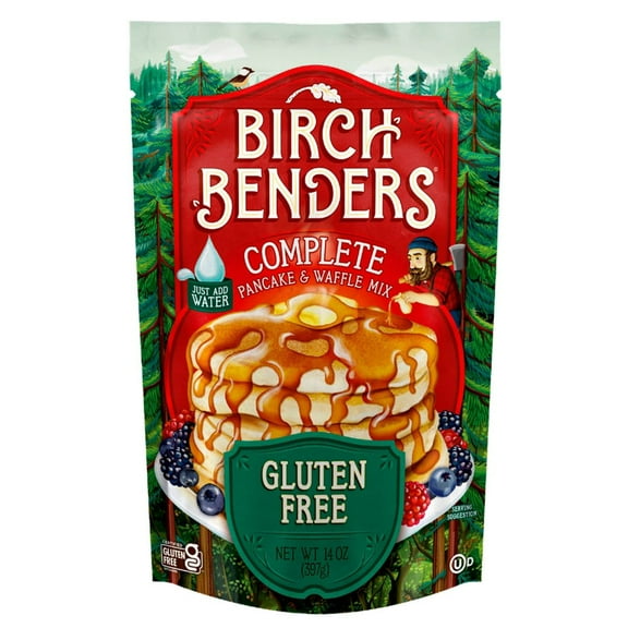 2X - Birch Benders Gluten Free Pancake Waffle Mix - 14oz