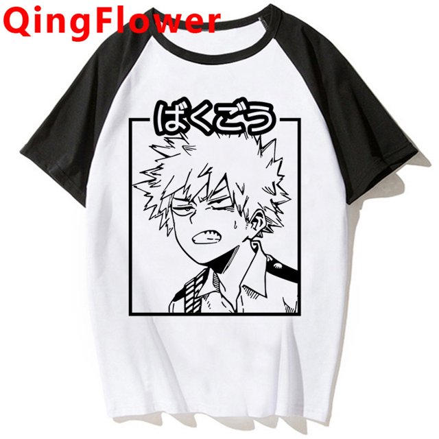 My Hero Academia Camiseta Mujer Pareja Ropa kawaii Blanco 2022 Estética crop top harajuku streetwear