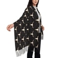 thumbnail image 5 of Cauagu Western Cowboy Print Women Wrap Shawl tassels Scarves Retro Scarf 77.6"X28.3", 5 of 8